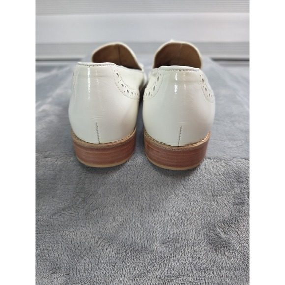 Steven By Steve Madden White Loafer Leather Women's‎ Size 7 Grannycore - Picture 4 of 6